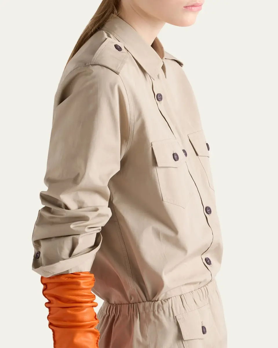 Prada Cotton Utility Shirt | Thumbnail 4