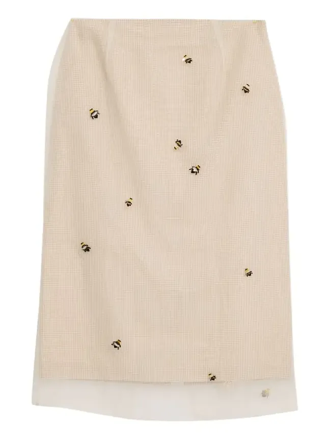 Roxane Lady Bug Layered Midi Skirt