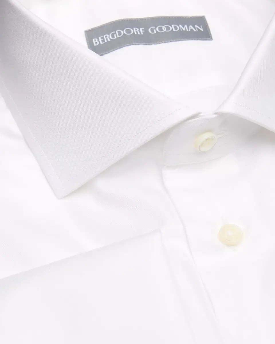 Bergdorf Goodman Men's Cotton Twill French-Cuff Dress Shirt | Thumbnail 2