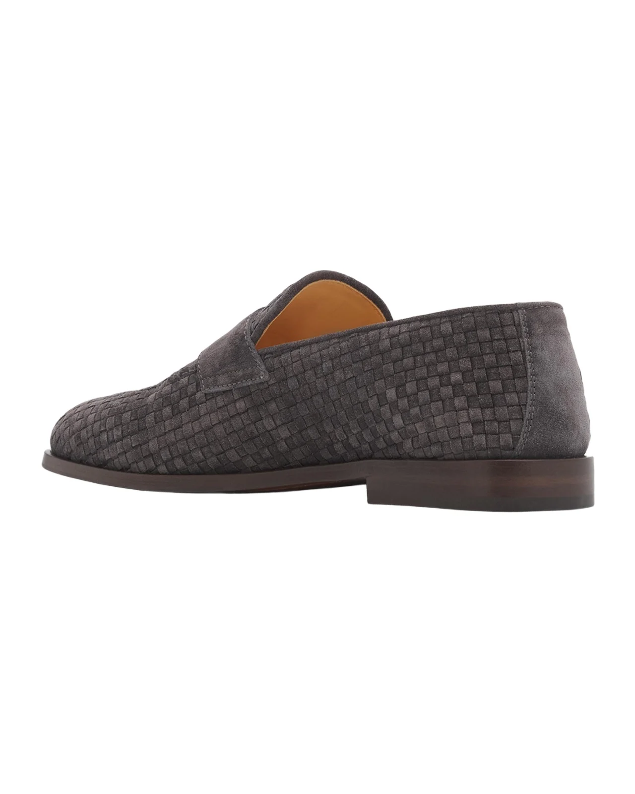Men's Woven Suede Penny Loafers Men's Woven Suede Penny Loafers