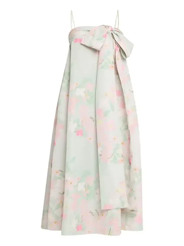 Bailey Bow Babydoll Midi Dress