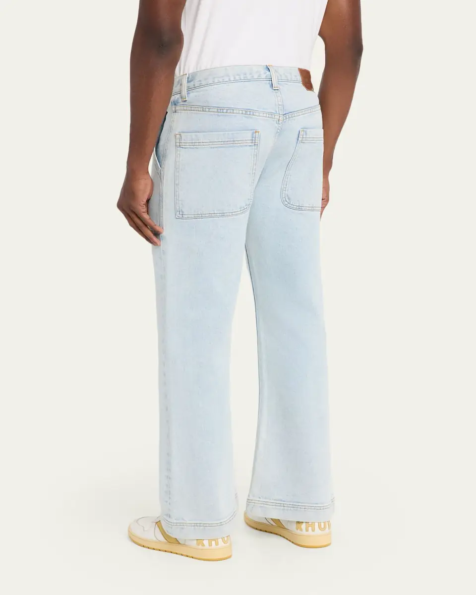 Sanderlak Men's Utility Relaxed Flare Jeans | Thumbnail 3 Sanderlak Men's Utility Relaxed Flare Jeans | Thumbnail 3