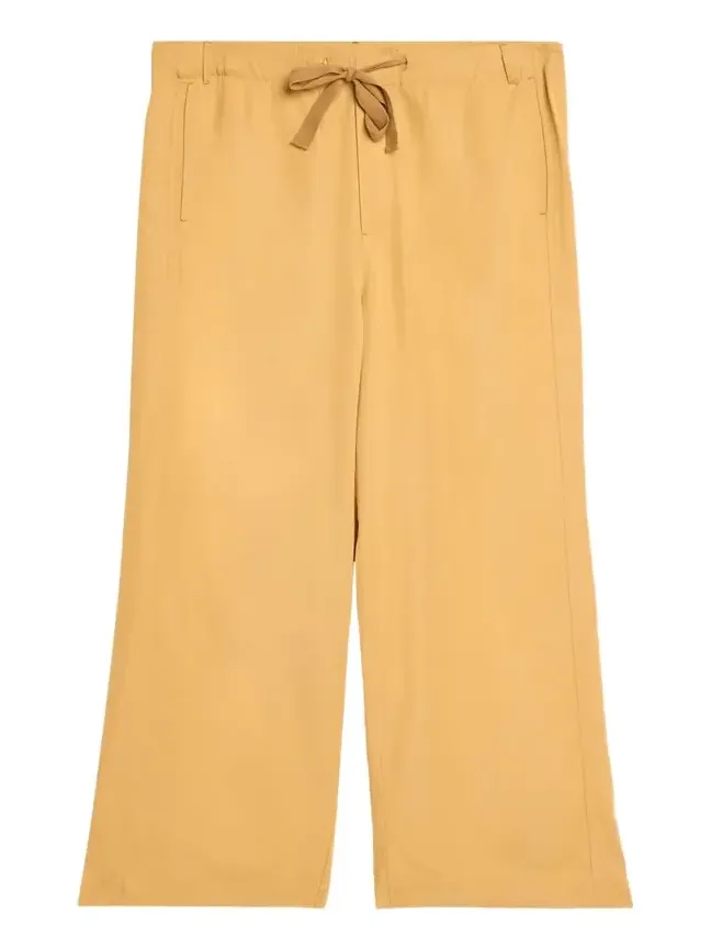 Men's Viscose Wide-Leg Drawstring Pants Men's Viscose Wide-Leg Drawstring Pants