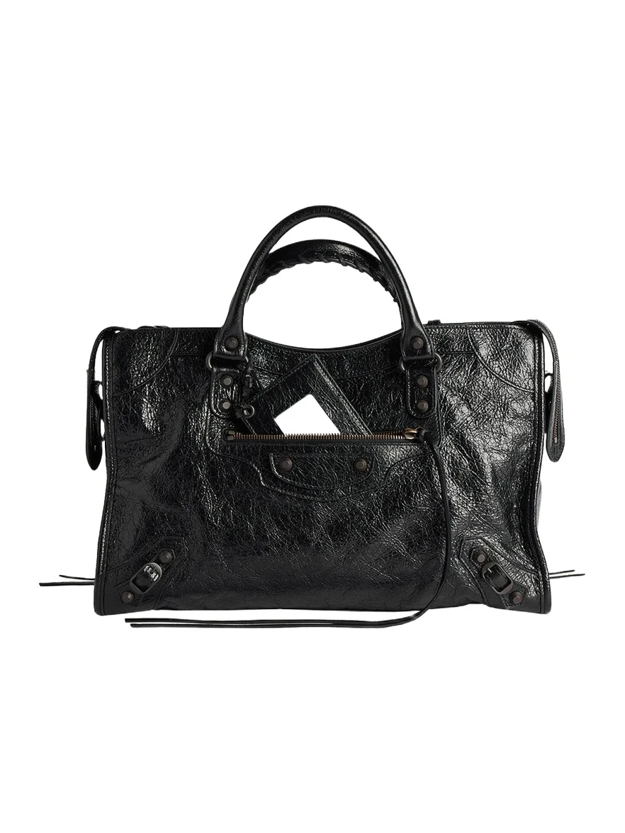 Balenciaga Le City Lambskin Leather Tote Bag
