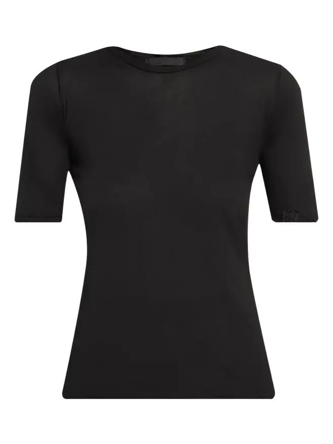 ALL THREE Victoria Three-Quarter Sleeve Cotton Top
