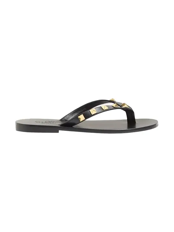 Rockstud Leather Flat Thong Sandals Rockstud Leather Flat Thong Sandals