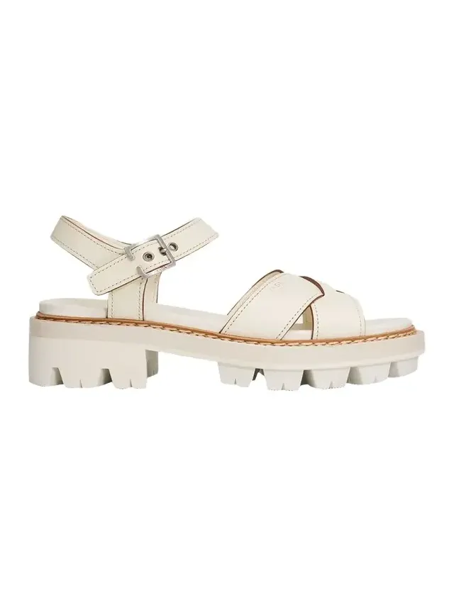 55mm Leather Platform Sandals