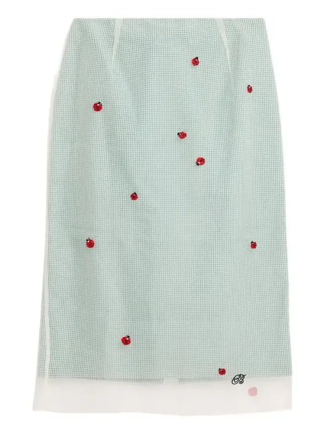 Roxane Lady Bug Layered Midi Skirt