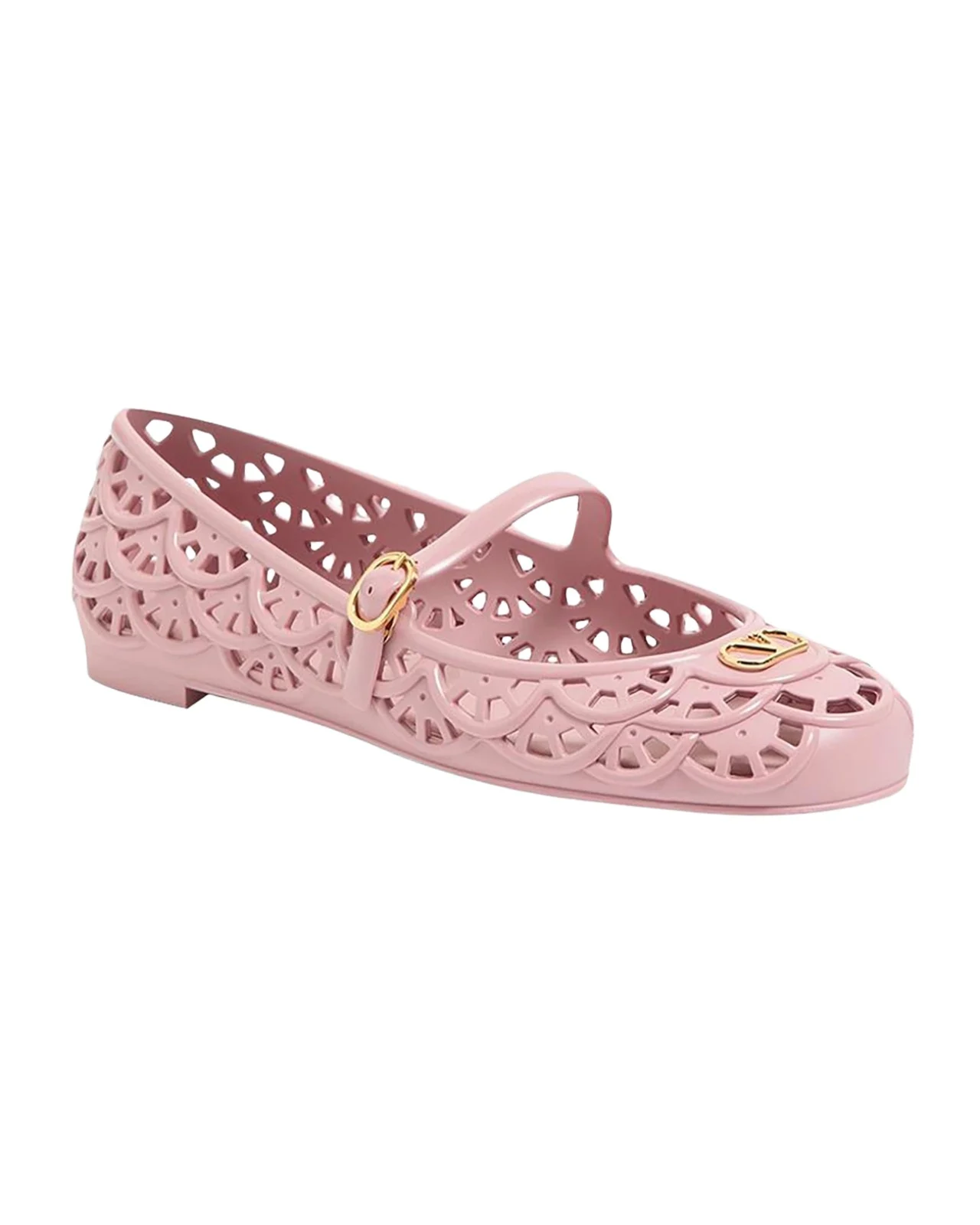 Valentino Garavani 5mm VLogo PVC Ballerina Flats