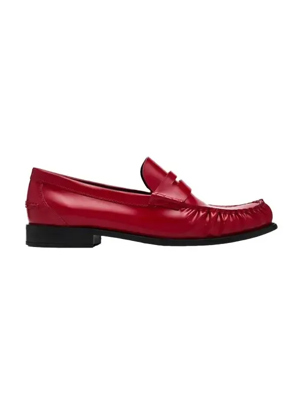 20mm Leather Moc-Toe Penny Loafers 20mm Leather Moc-Toe Penny Loafers
