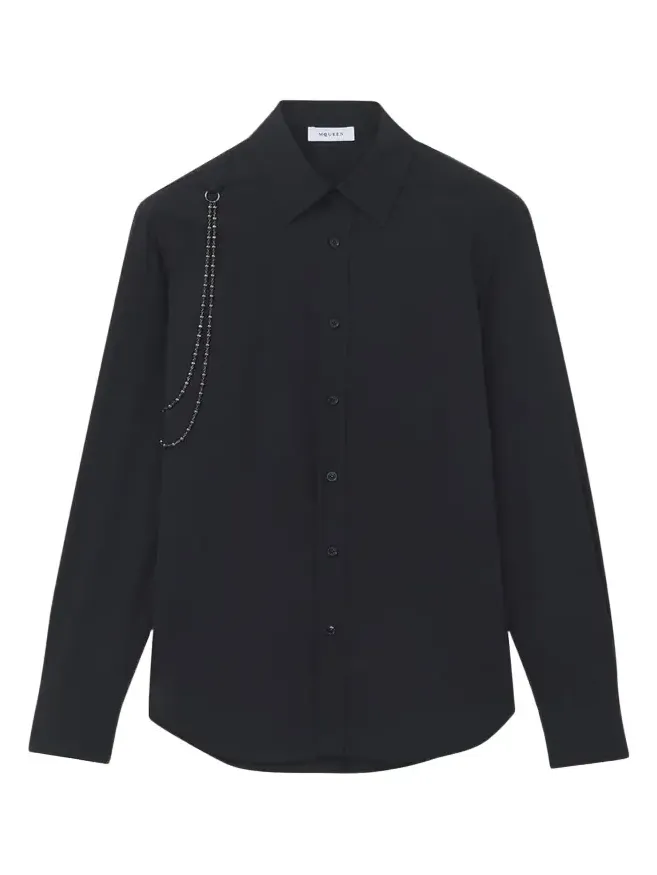 Men's Cotton Beaded-Harness Sport Shirt Men's Cotton Beaded-Harness Sport Shirt