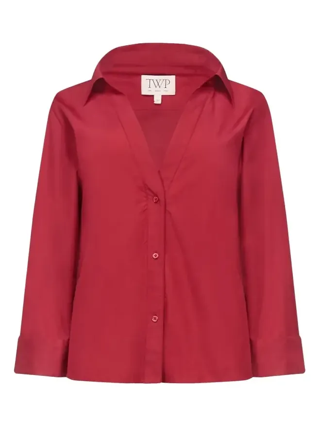 Deep V Relaxed Shirt