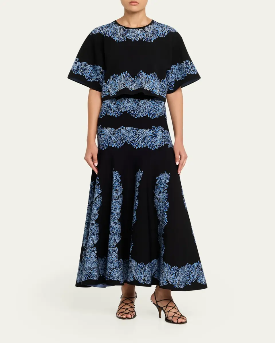 Ulla Johnson Alessia Jacquard Knit Maxi Skirt | Thumbnail 2 Ulla Johnson Alessia Jacquard Knit Maxi Skirt | Thumbnail 2