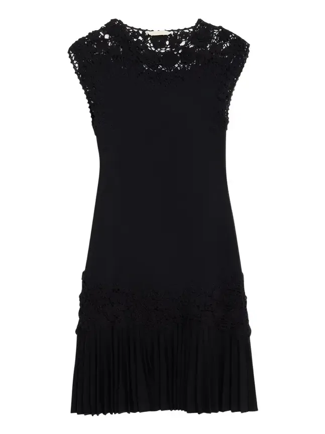 Noemie Crochet Knit Mini Dress