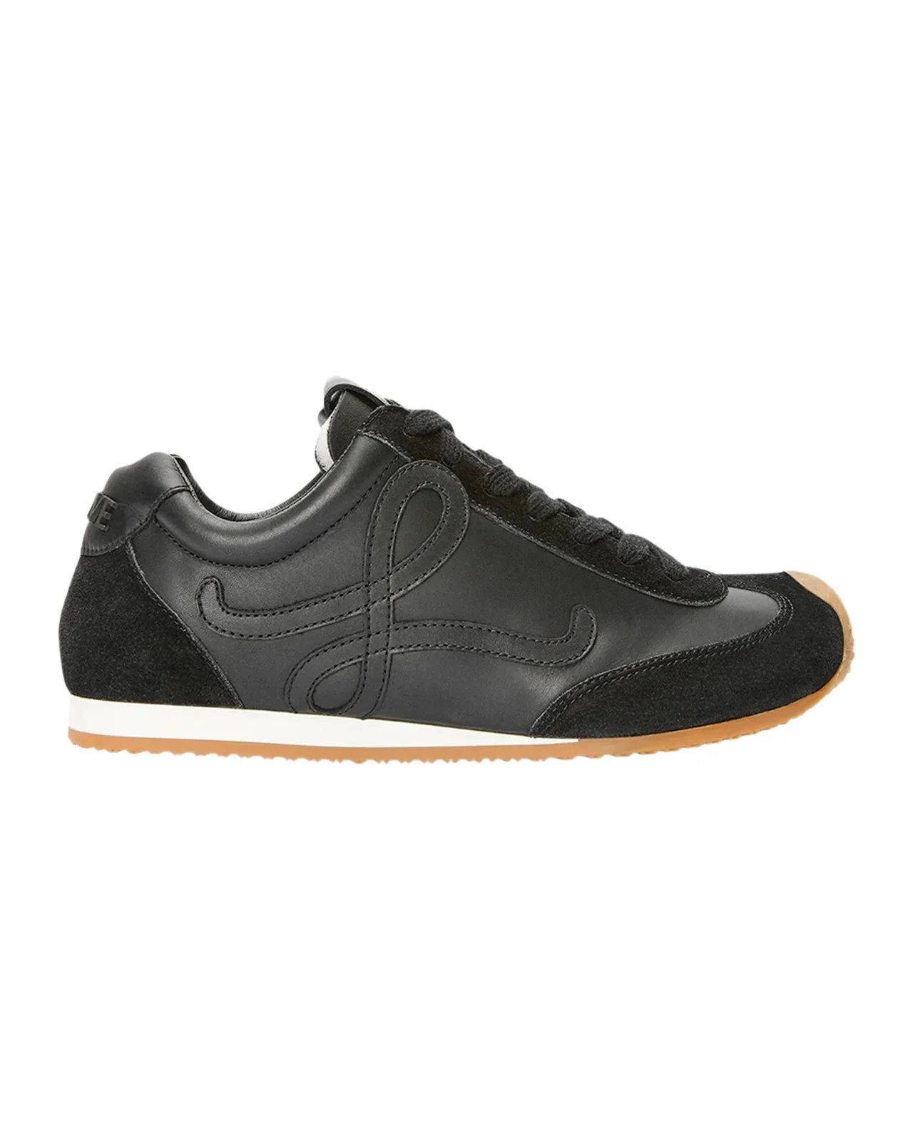 Men's Ballet Runner 2.0 Leather and Suede Low-Top Sneakers