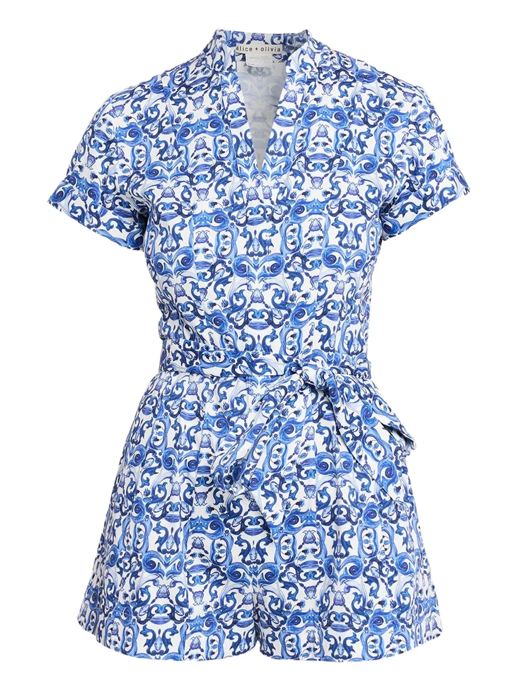 Lucy Roll-Sleeve Romper Lucy Roll-Sleeve Romper
