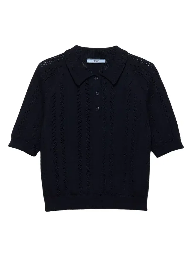 Cotton Short-Sleeve Polo Shirt