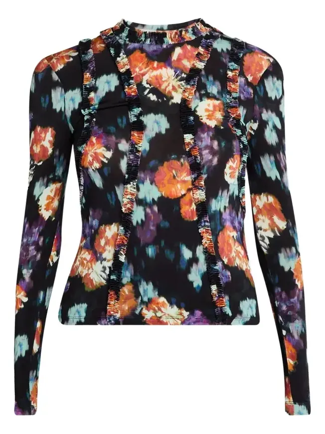 Clover Long-Sleeve Jersey Top