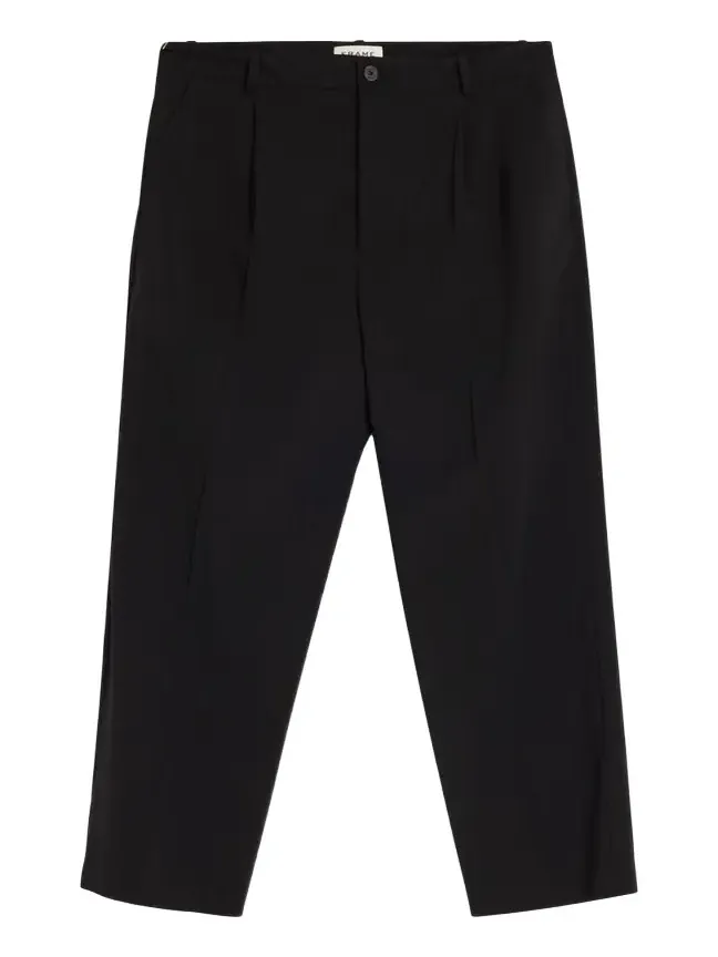 Men's Tropical Wool Pleated Trousers