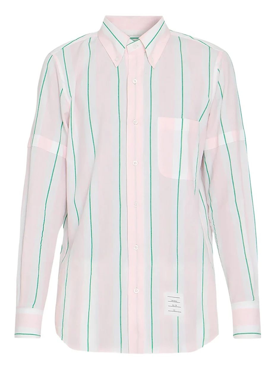 Striped Long-Sleeve Cotton Shirt Striped Long-Sleeve Cotton Shirt