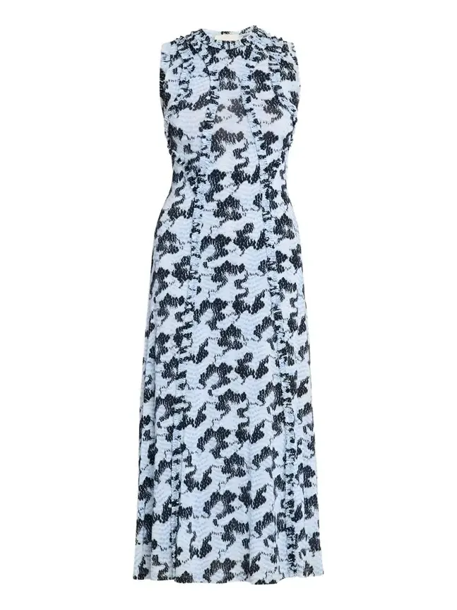 Isabelle Sleeveless Ruffle Jersey Dress Isabelle Sleeveless Ruffle Jersey Dress
