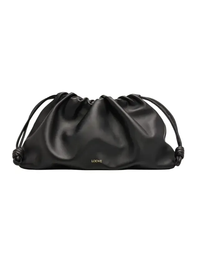 Flamenco Large Shoulder Bag in Nappa Leather