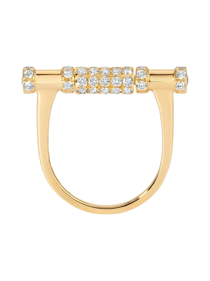 18K Diamond Cavaletti Ring