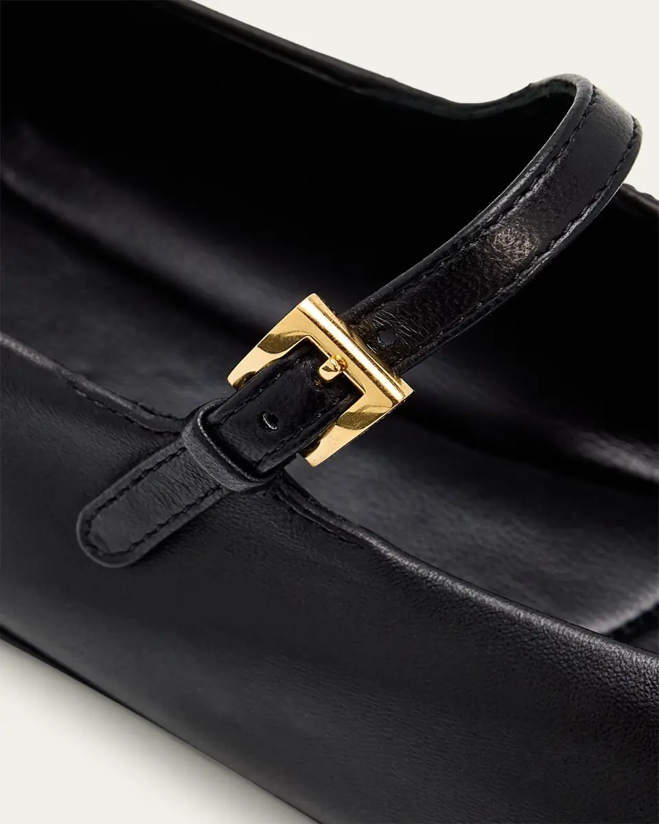 Prada Leather Mary Jane Ballerina Flats | Thumbnail 5