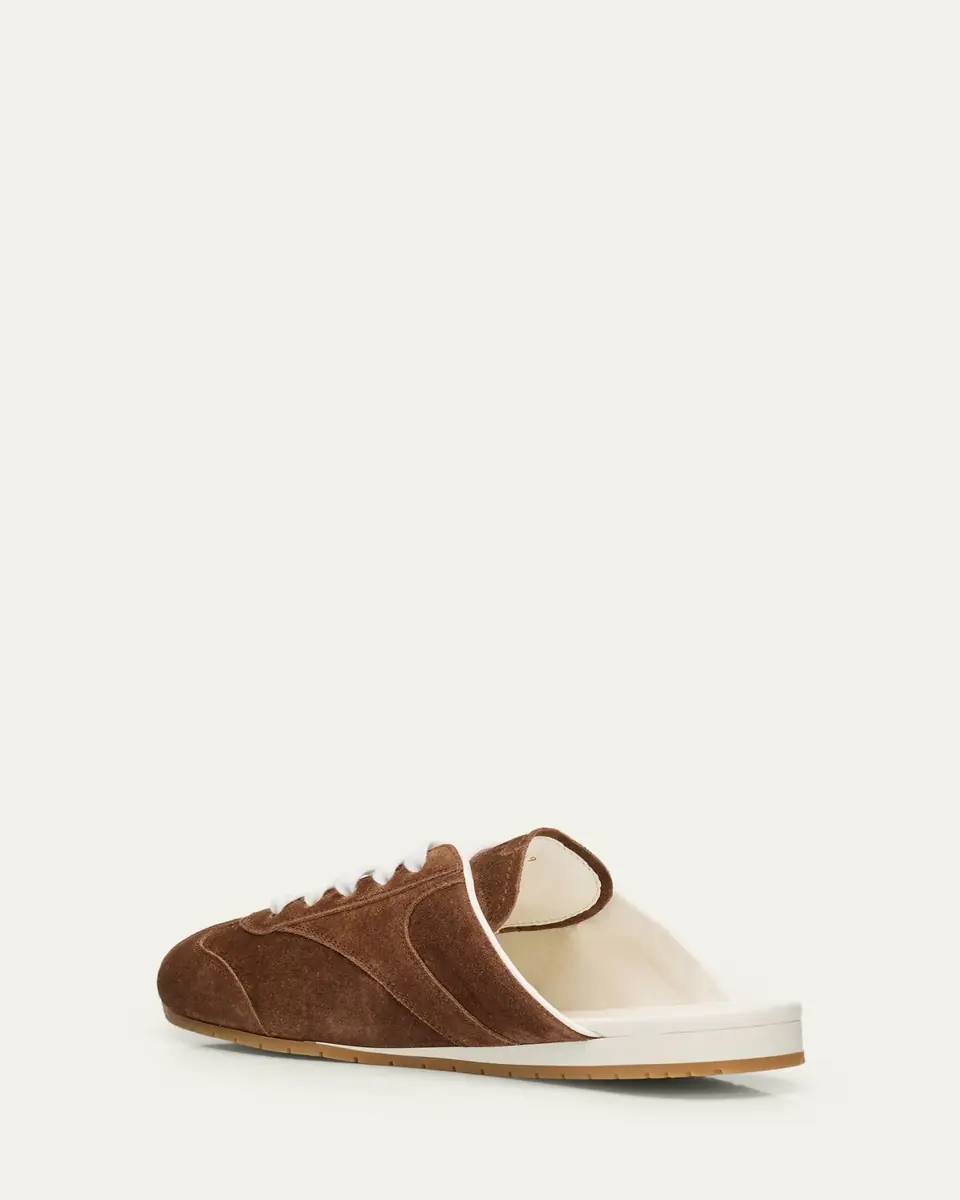 Prada Spark Suede Sneaker Mules | Thumbnail 4 Prada Spark Suede Sneaker Mules | Thumbnail 4