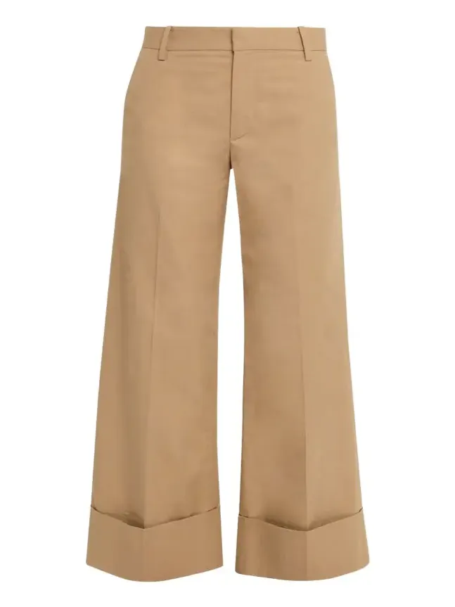 The Cuffed Slim Palazzo Trousers The Cuffed Slim Palazzo Trousers