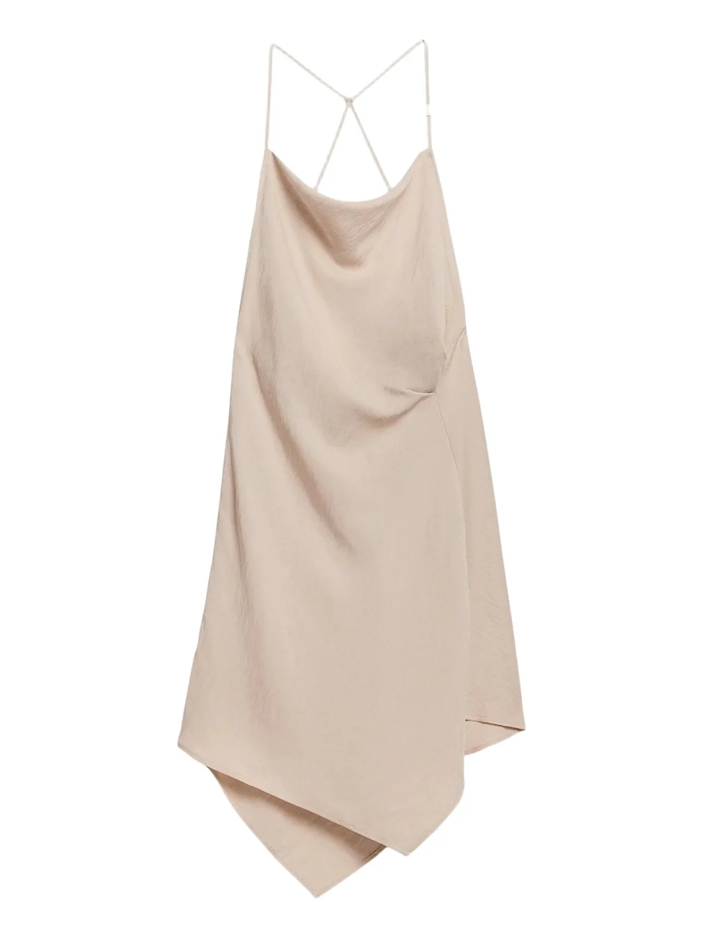 Open-Back Knot Slip Dress