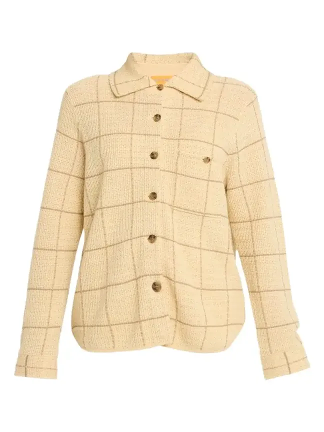 Dylan Plaid Cashmere-Linen Shirt Dylan Plaid Cashmere-Linen Shirt