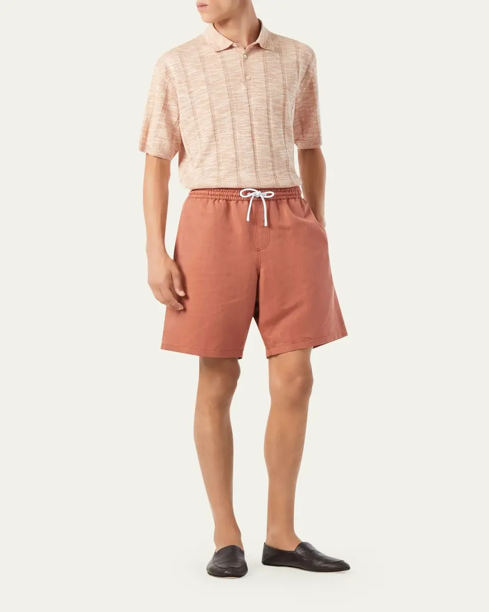 Loro Piana Men's Bay Long Swim Trunks | Thumbnail 2 Loro Piana Men's Bay Long Swim Trunks | Thumbnail 2