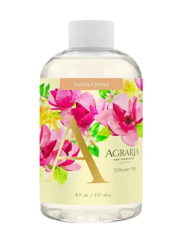 Agraria Vanilla Orchid Diffuser Refill, 8 oz.