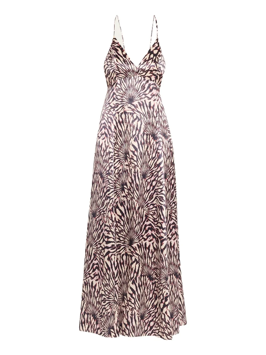 Oriana Sleeveless Open-Back Satin Dress Oriana Sleeveless Open-Back Satin Dress