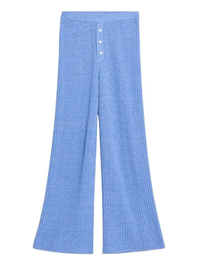 Ribbed Everywear Cashmere Pants