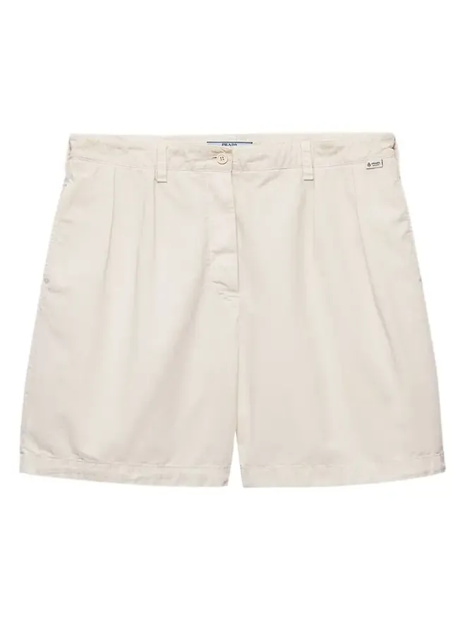 Old Gabardine Cotton Bermuda Shorts