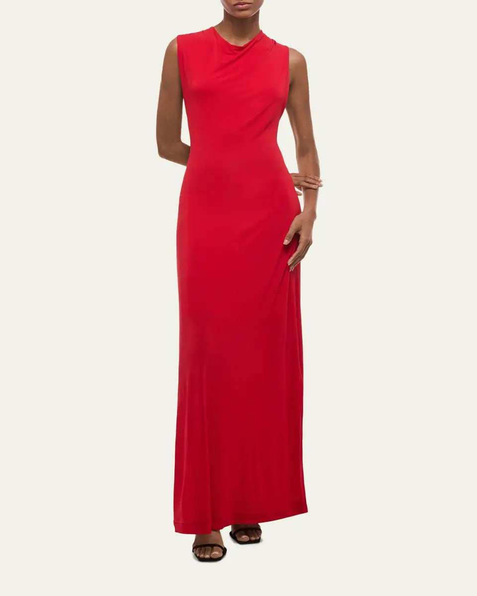 Helmut Lang Open-Back Knot Maxi Dress | Thumbnail 4 Helmut Lang Open-Back Knot Maxi Dress | Thumbnail 4