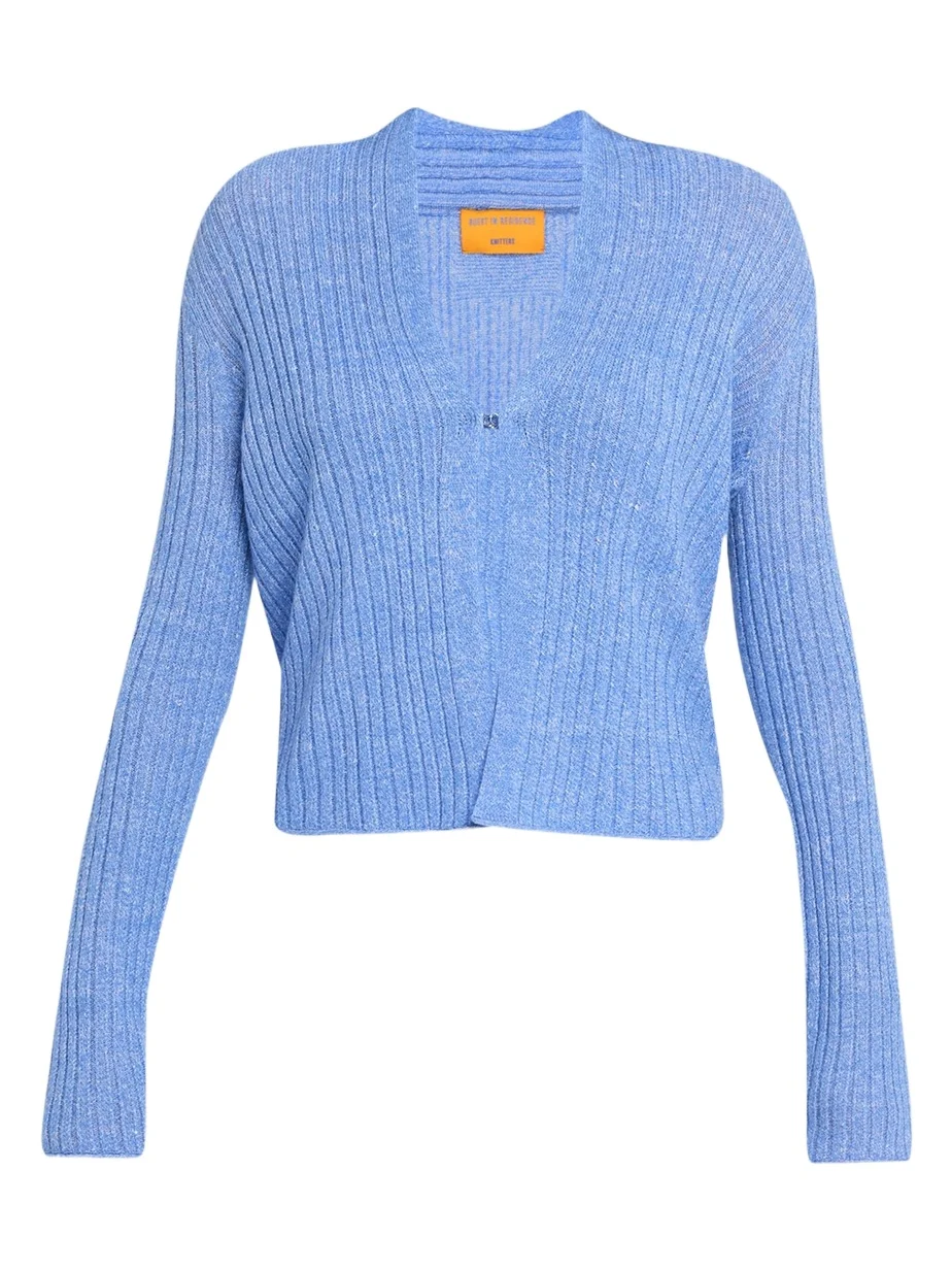 Breezy Ribbed Cashmere Cardigan