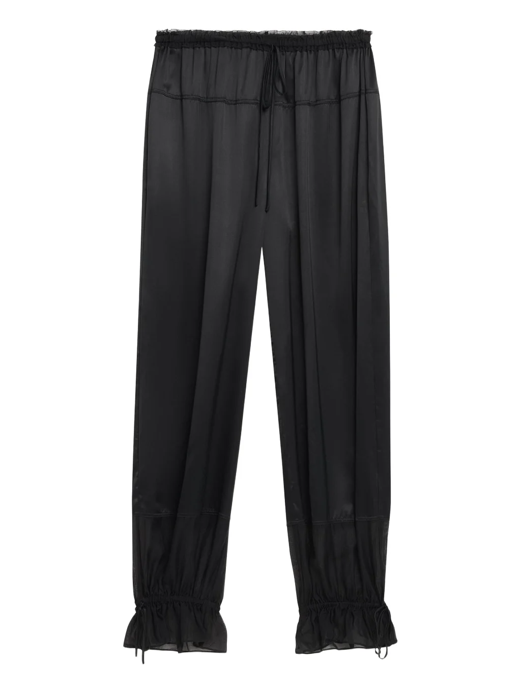 Camile Silk Drawstring Pants Camile Silk Drawstring Pants