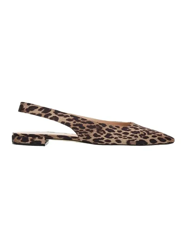 Stassi Leopard Grosgrain Slingback Flats Stassi Leopard Grosgrain Slingback Flats