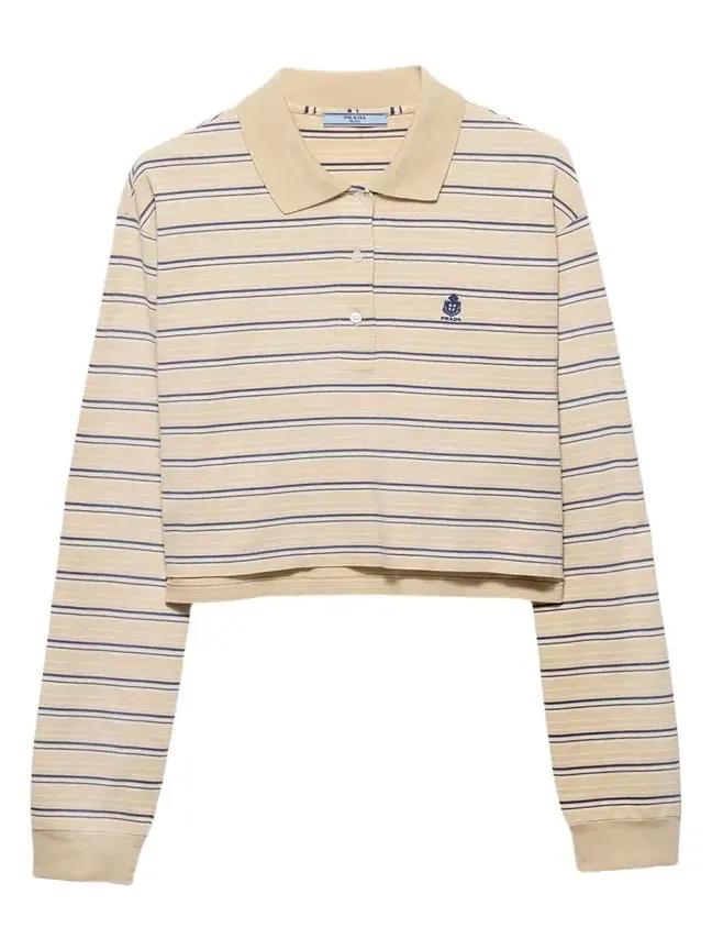 Striped Pique Polo Shirt Striped Pique Polo Shirt
