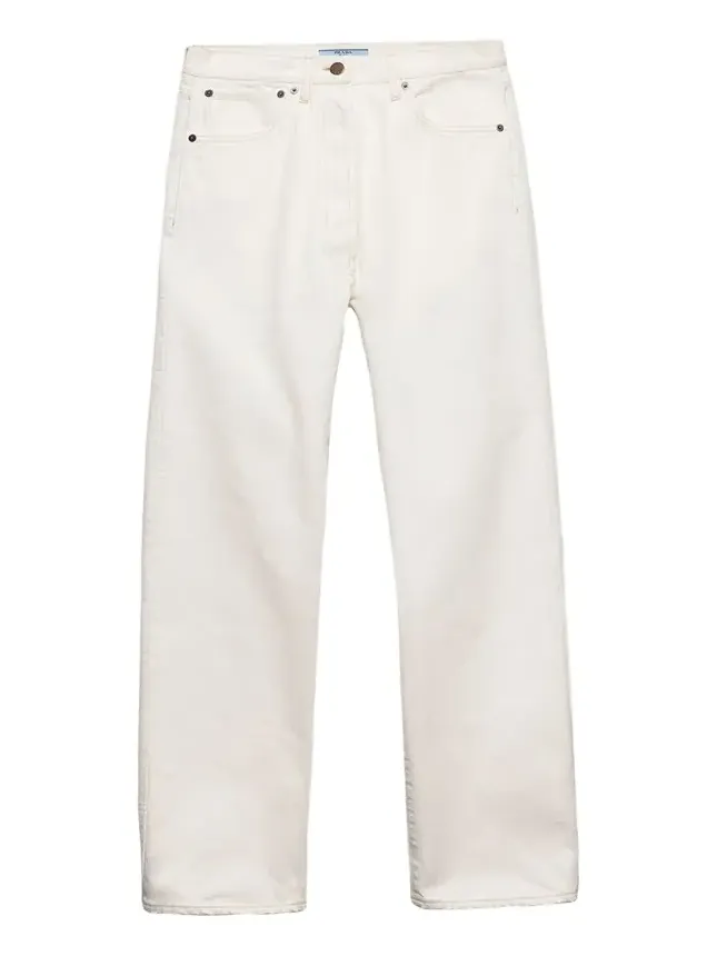 Prada Old Denim Five-Pocket Jeans