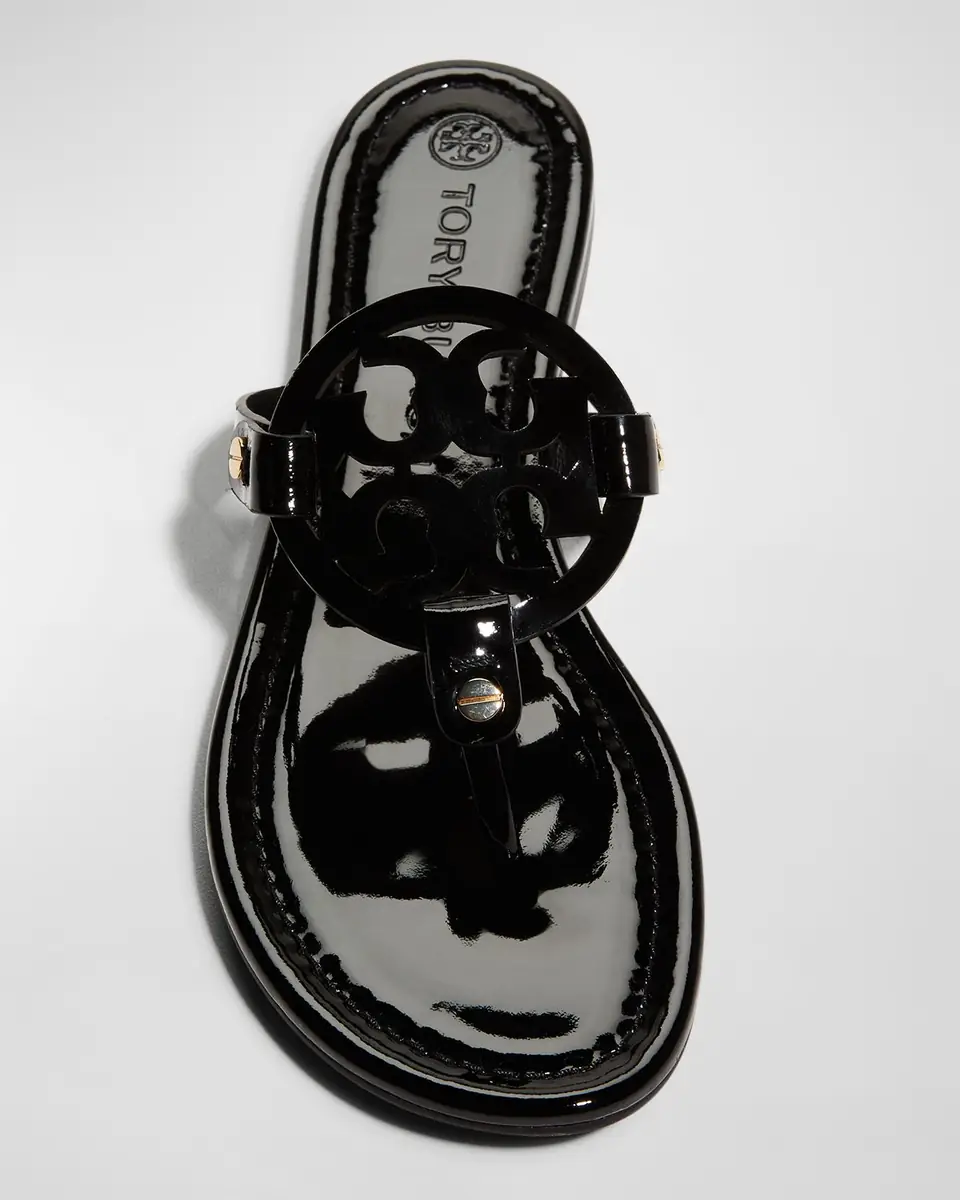 Tory Burch Miller Patent Leather Sandals | Thumbnail 4 Tory Burch Miller Patent Leather Sandals | Thumbnail 4