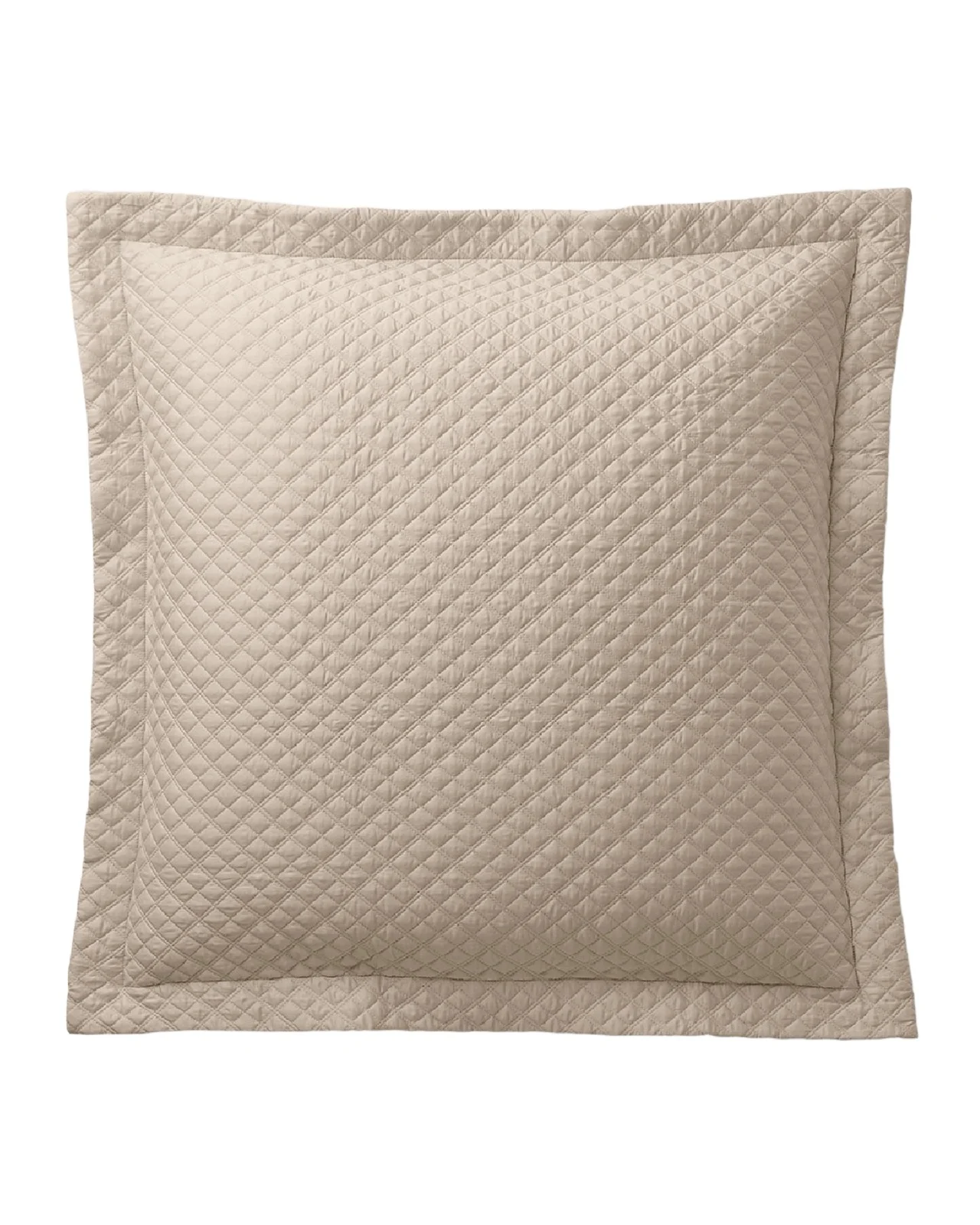 Ralph Lauren Home Quilted Sateen Argyle Pillow