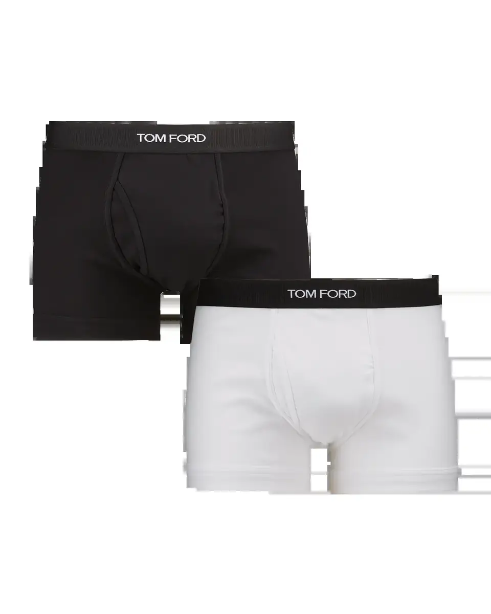 Tom Ford Men's 2-Pack Solid Jersey Boxer Briefs | Thumbnail 3
