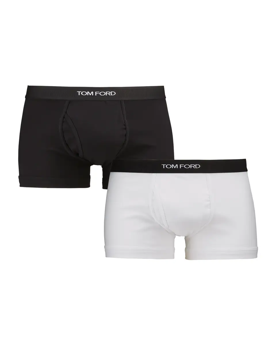 Tom Ford Men's 2-Pack Solid Jersey Boxer Briefs | Thumbnail 4