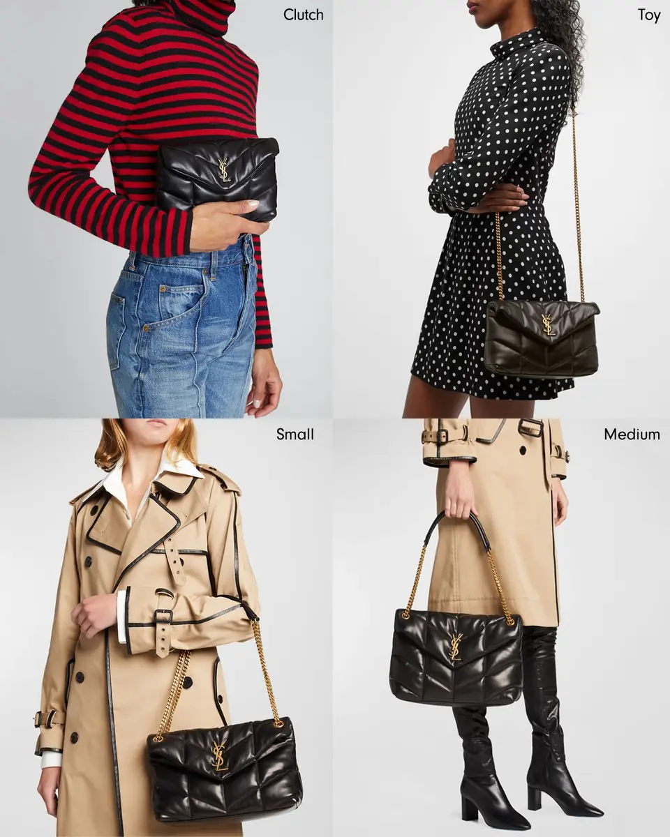 Saint Laurent Lou Puffer Small YSL Shoulder Bag in Quilted Leather | Thumbnail 5