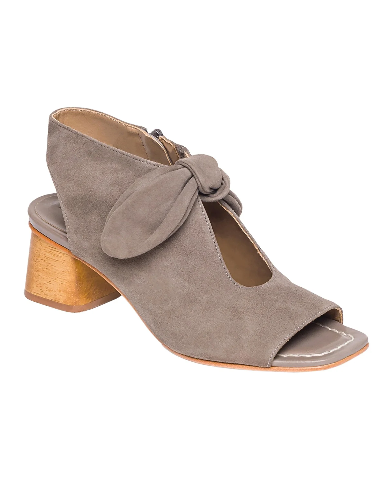 Lizzie Suede Knot Zip Sandals Lizzie Suede Knot Zip Sandals