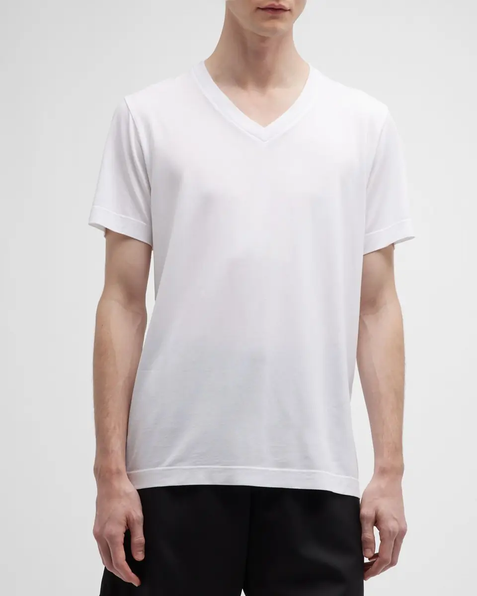CDLP Men's V-Neck Stretch T-Shirt | Thumbnail 3